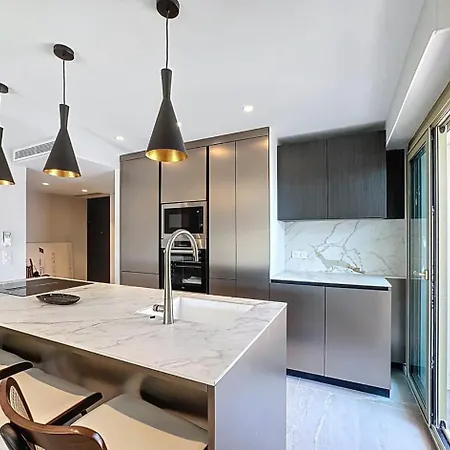 New Modern Rooftop 2 Ch 4 Peoples Clim Wifi Apartment Le Cannet